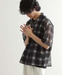 tk.TAKEO KIKUCHI/メッシュオンブレーチェックシャツ/508082209
