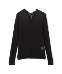 Ballsey/シアーダブルジャカード バックリボンプルオーバー/508082375