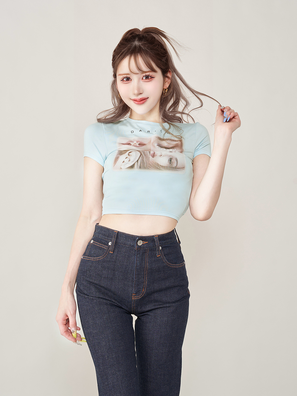 ダーリッチ　レディフォトコンパクトTシャツ ダーリッチ Darich レディフォトコンパクトTシャツ （ホワイト