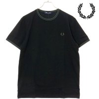 FRED PERRY/フレッドペリー FRED PERRY TWIN TIPPED T－SHIRT OATM/CHMPG/STONE [M1588－Y56]/506899247