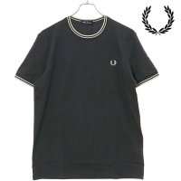 FRED PERRY/フレッドペリー FRED PERRY TWIN TIPPED T－SHIRT OATM/CHMPG/STONE [M1588－Y56]/506899247