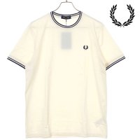 FRED PERRY/フレッドペリー FRED PERRY TWIN TIPPED T－SHIRT OATM/CHMPG/STONE [M1588－Y56]/506899247