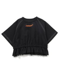 BREEZE/WEB限定 チュールフリルラグランTシャツ/507622289