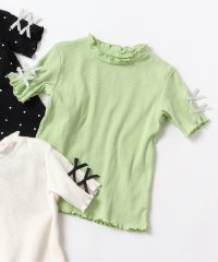 apres les cours/WEB限定 袖リボンTシャツ/507640576