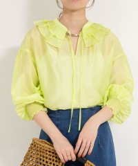 NOLLEY’S/ラッフル衿シアーブラウス/507839190