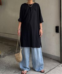 LBC/リネン混サックワンピース/507919458