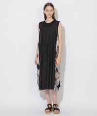 BLUE LABEL CRESTBRIDGE/【WEB限定】ナイロンコットンタフタパーシャルチェックジャンパースカート/508035667