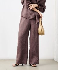 2nd NOLLEY'S/【WEB STAFF恵☆別注カラーあり】《セットアップ対応》リネンセミワイドパンツ/508049236