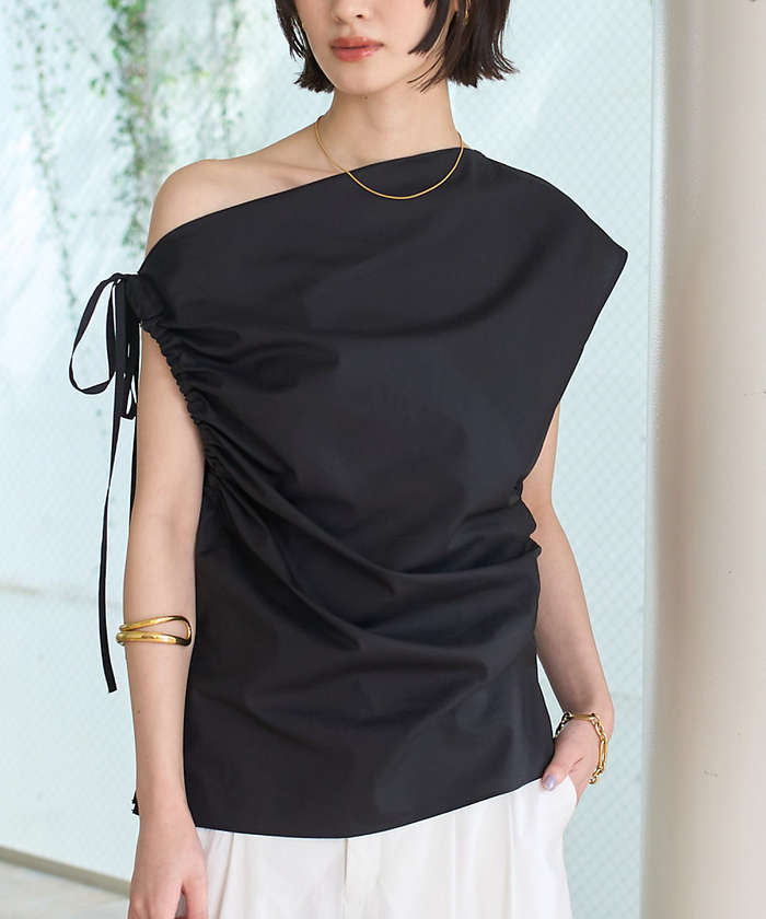 eLLA アシンメトリーブラウス Deuxieme Classe