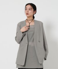 BEAUTY&YOUTH UNITED ARROWS/シアー ノーカラー ジャケット/508053713