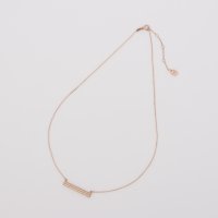 AGATHA PARIS/アガタ パリ AGATHA PARIS ショートネックレス、パヴェ レクタングル、クリスタル・ピンク/508054962