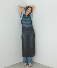 N Natural Beauty Basic/メッシュレイヤードニットワンピース/508080374
