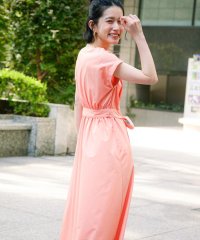 N Natural Beauty Basic/タックウエストリボンワンピース/508080375