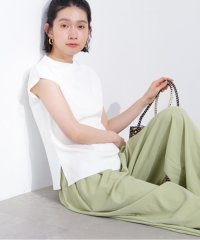 N Natural Beauty Basic/総針モックネックフレンチニット/508080378