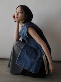 RADIATE/ラディエイト RADIATE Eimee Law ロゴテープデニムドッキングジレ/508083477