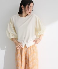 Green Parks/グリーン パークス Green Parks 2WAY7分袖タック裾ZIPプルオーバー/508083503