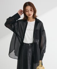 Green Parks/グリーン パークス Green Parks ・ELENCARE DUE ラメシアー長袖シャツ/508083507