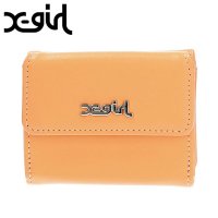 X-girl/エックスガール X－girl FAUX LEATHER MINI WALLET ORANGE [105251054004]/508083814