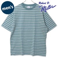 Robert P.Miller/ロバート・ピー・ミラー Robert P. Miller USA cotton T－shirt WHT－GN [135C]/508083821