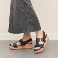 Claire Charlotte/クレア シャーロット Claire Charlotte 厚底コルクサンダル/508084020