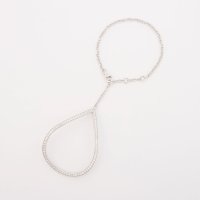 AGATHA PARIS/アガタ パリ AGATHA PARIS オンデブレスレット、1ドロップ、クリスタル／シルバー/508084099