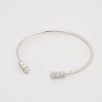 AGATHA PARIS/アガタ パリ AGATHA PARIS アンボジュールブレスレット、オープンタイプ、クリスタル／シルバー/508084103