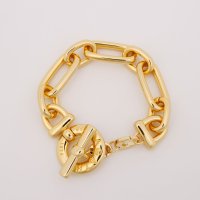 AGATHA PARIS/アガタ パリ AGATHA PARIS リバイバルブレスレット、カーブチェーン、ゴールド/508084123