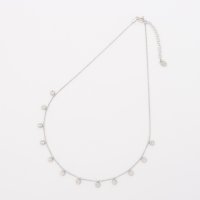 AGATHA PARIS/アガタ パリ AGATHA PARIS ショートネックレス、スモール パヴェ ペンダント、クリスタル・シルバー/508084145