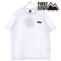 FIRST DOWN/ファーストダウン FIRST DOWN LOGO S/S TEE WHITE [F801042－01]/508084190