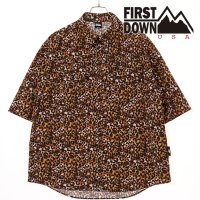 FIRST DOWN/ファーストダウン FIRST DOWN TASLAN NYLON VENTIRATION SHIRTS LEOPARD [F891012－99]/508084192