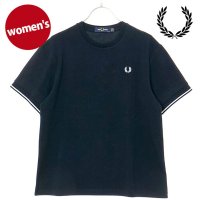 FRED PERRY/フレッドペリー FRED PERRY TIPPED PIQUE T－SHIRT SNOW－WHITE [G9167－129]/508084233