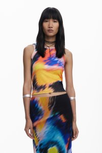 Desigual/デシグアル Desigual TSBUTTERFLYLACROIX Tシャツノースリーブ/508084276