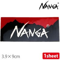 NANGA/ナンガ NANGA LOGO STICKER BLK [NA2254－3G514]/508084303