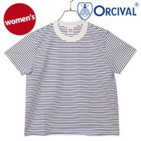 ORCIVAL/オーシバル ORCIVAL CREW NECK S/S P.O. WHITE/BLUE [OR－C0415－CCF]/508084344