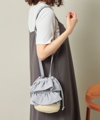 ITS’ DEMO/雑材フリルコンビ巾着ショルダー/508084453