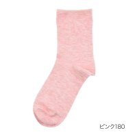 manzoku/マンゾク 満足 福助 【満足】 靴下 冷感 無地 クルー丈 レーヨンシルク(3145－41N)婦人 女性 レディース フクスケ fukuske ふくすけ/508084467
