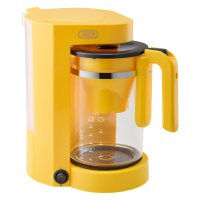 Toffy/トフィー Toffy コーヒーメーカー コーヒーマシーン カフェブレンダー Tea & Coffee メーカー 650ml 保温 ホワイト イエロー 白 K－H/508084469