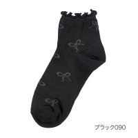fukuske FUN/フクスケ ファン fukuske FUN 福助 【fukuske FUN(フクスケファン)】 靴下 femieu リボン柄 ショート丈 つま先かかと補強(316/508084474