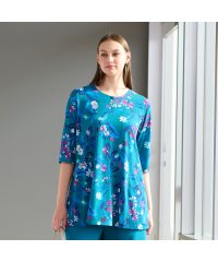 Liliane Burty/フラワープリント　ベア天竺プルオーバーTシャツ/508084842