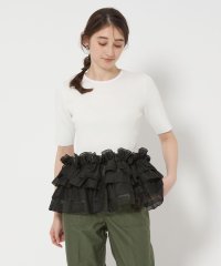 UNITED ARROWS/リボン ペプラム ニット/508084884