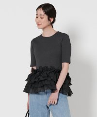 UNITED ARROWS/リボン ペプラム ニット/508084884