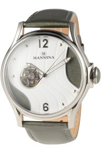 MANNINA/マンニーナ MANNINA レザーベルト 機械式自動巻き腕時計 替えベルト付き/508085505