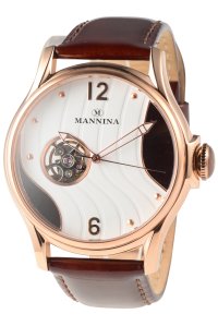 MANNINA/マンニーナ MANNINA レザーベルト 機械式自動巻き腕時計 替えベルト付き/508085507