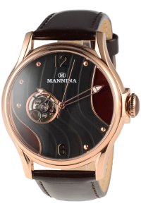MANNINA/マンニーナ MANNINA レザーベルト 機械式自動巻き腕時計 替えベルト付き/508085508