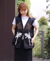 JOINT WORKS/【NOMARHYTHM TEXTILE】Palm Tree Hand Embroidery Vest/508085640