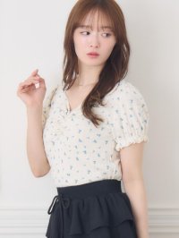 Emsexcite/エムズエキサイト ems excite 針抜きパフ袖CT/508085741