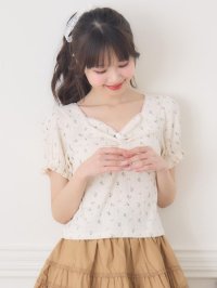 Emsexcite/エムズエキサイト ems excite 針抜きパフ袖CT/508085741