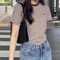GeeRA/ジーラ GeeRA 《nelliy.》ボーダー配色Tシャツ/508085764