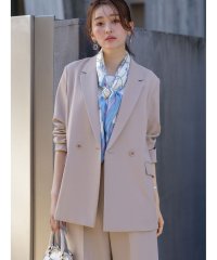 anySiS/【UVカット・接触冷感・吸水速乾】スマートビューティストレッチ  ダブルブレストジャケット/508086551