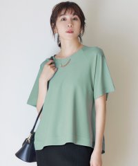 JIYU-KU（SMALL SIZE）/【SHIHOさん着用・接触冷感・UVカット・洗える】クレープストレッチAライン ニット/508086579